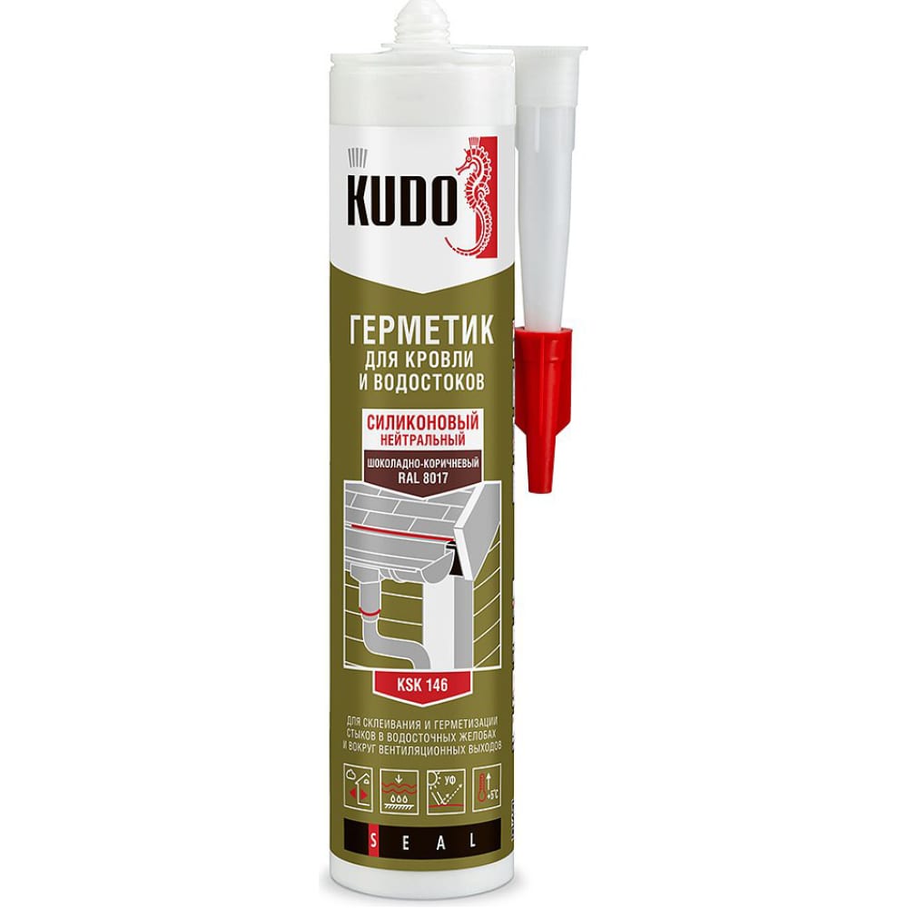 Герметик для кровли KUDO полиуретановый герметик для кровли ecoroom