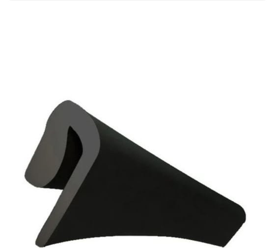 Изображение товара Гарпун для натяжных потолков ДОН ПЛАСТ ЮГ черный 4687204708824