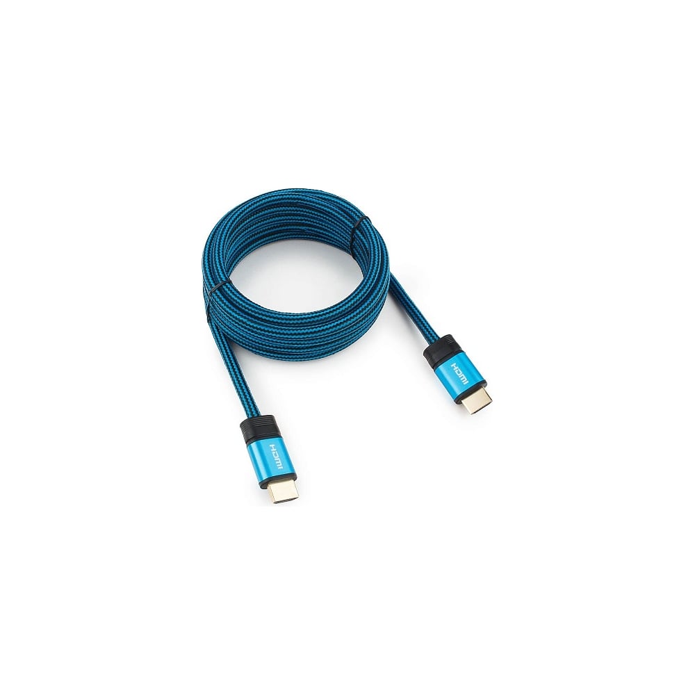 фото Кабель cablexpert hdmi, 3 м, v1.4 m/m, синий cc-g-hdmi01-3m