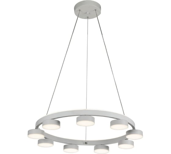 Изображение товара Потолочная светодиодная люстра Schaffner Consiglio 3460-600, цвет белый. Люстра с пультом управления, освещение до 20 кв.м, мощность 194 Вт Consiglio 3460-600 WH