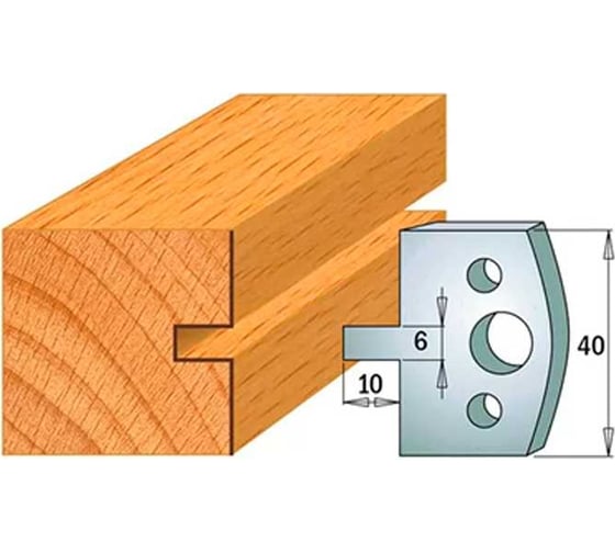 Изображение товара Нож профильный 40 мм для насадной фрезы 13 ROTIS 40069016