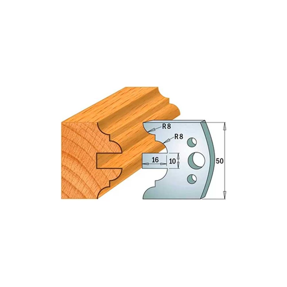 Изображение товара Профильный нож 50 мм ROTIS для насадной фрезы