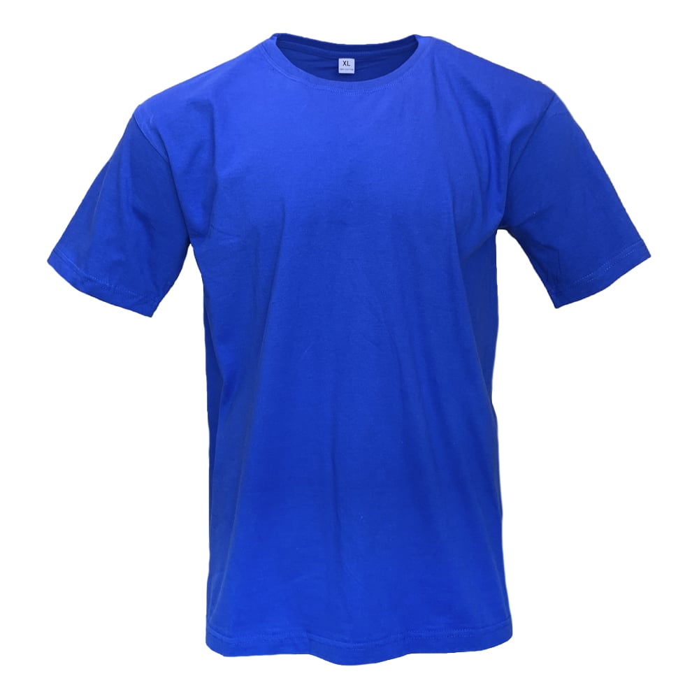 Изображение товара Футболка СПРУТ цвета василек, размер XL, натуральный хлопок