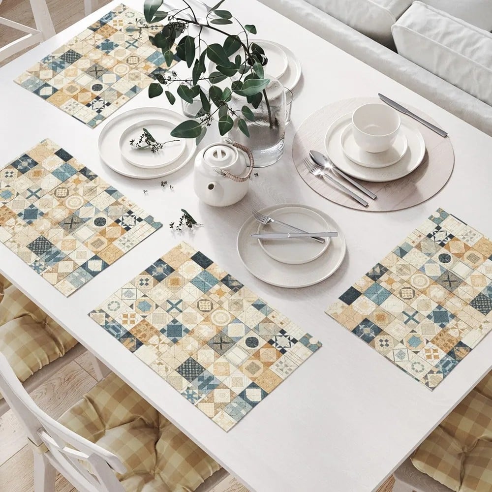 Изображение товара Салфетки на стол для сервировки JoyArty прямоугольные 32x46 см 4 шт.