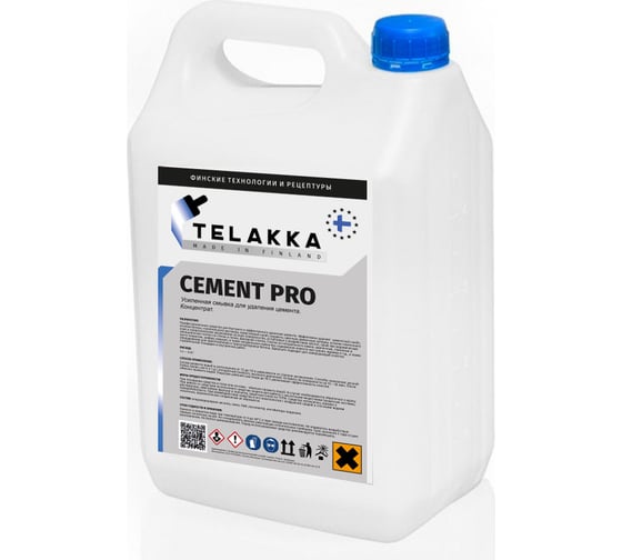 Изображение товара Усиленная смывка цемента Telakka CEMENT PRO 5л 4673763647124
