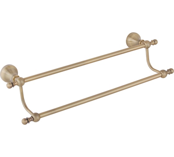 Изображение товара Полотенцедержатель Veragio GIALETTA двойной 45 см, бронза VR.GIL-6422.BR