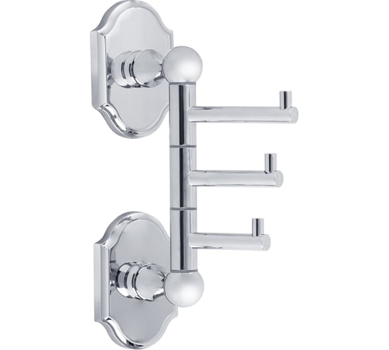 Изображение товара Тройной крючок Veragio STANFORD поворотный, хром VR.STD-7735.CR