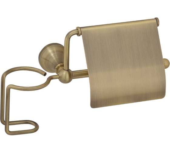 Изображение товара Бумагодержатель Veragio Gialetta закрытый, с держателем освежителя воздуха, бронза VR.GIL-6485.BR