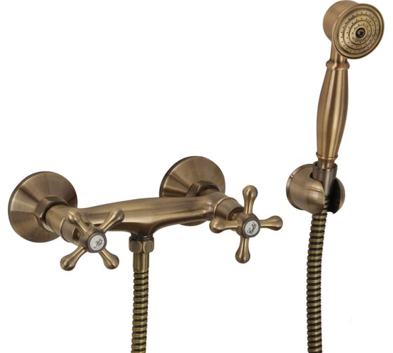 Изображение товара Внешний смеситель для душа Veragio Agatha с ручным душем, бронза VR.AGT-3731.BR
