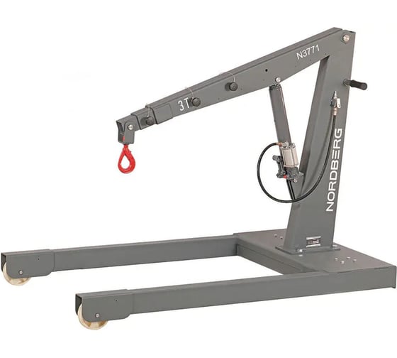 Изображение товара Кран пневмогидравлический грузовой NORDBERG 3 т, усиленный N3771