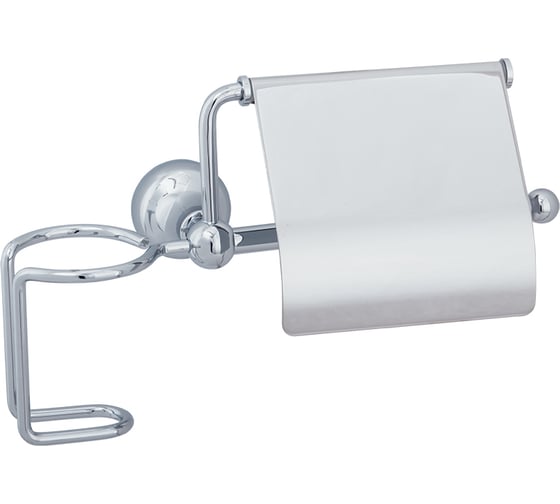 Изображение товара Бумагодержатель Veragio Gialetta закрытый, с держателем освежителя воздуха, хром VR.GIL-6485.CR