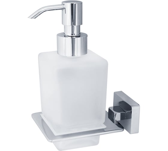 Изображение товара Настенный дозатор жидкого мыла Veragio Ramba хром, матовое стекло VR.RMB-4970.CR