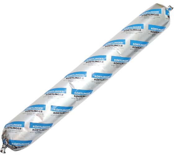 Изображение товара Силиконовый однокомпонентный герметик нейтральной вулканизации Kortlinger WP791 Серый, 600 мл 79160003