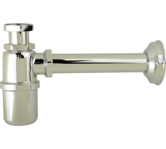 Изображение товара Сифон для раковины Veragio Sbortis 151-211 см, бутылочный, 1 1/4", отражатель латунь, хром VR.SBR-8113.CR