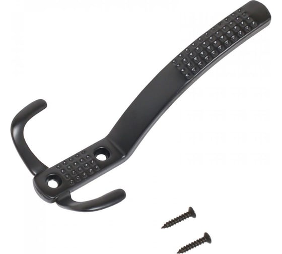 Изображение товара Крючок-вешалка Стандарт 212 A BL матовый черный ЕВРОПАКЕТ 14618