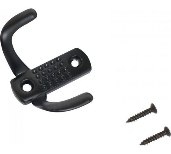 Изображение товара Крючок-вешалка Стандарт 212 B BL матовый черный ЕВРОПАКЕТ 14617