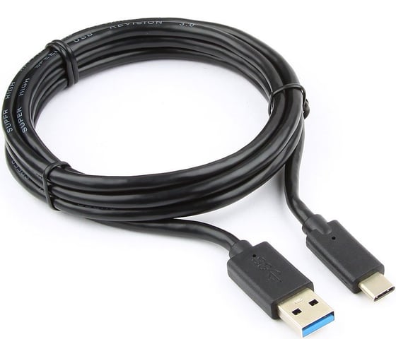 Изображение товара Кабель USB Cablexpert, USB3.0 AM/USB Type-C, 1.8м, пакет CCP-USB3-AMCM-6