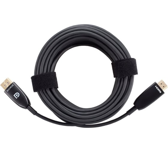 Изображение товара Активный оптический кабель VCOM DisplayPort 1.2v - HDMI 2.0v 10m D3752B-10.0