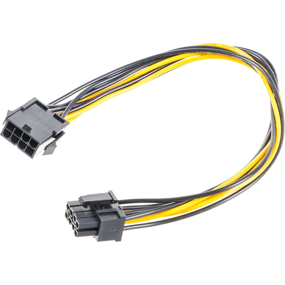 Удлинитель кабеля питания Cablexpert коннектор питания угловой 15 см exility белый tra034cpc 42w 15