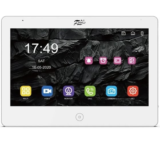 Изображение товара IP-домофон 10” FOX IPS LCD (1024x600), WIFI, LAN, POE FX-IVD100WPE (ПРОКСИМА 10W)