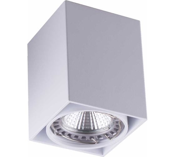 Изображение товара Светильник стеновой Светкомплект C51A.60x60x1 белый муар одноламповый неповоротный C51A.60х60х1WH