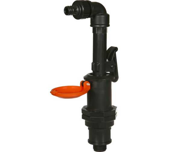 Изображение товара Быстросъемный соединитель водяная розетка 3/4 наружная, с защелкой, с Г-образным коннектором для шланга Green Helper QVF0234A