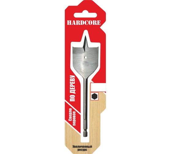 Изображение товара Сверло по дереву перовое с подрезателями Long (14х300 мм) Hardcore 161430