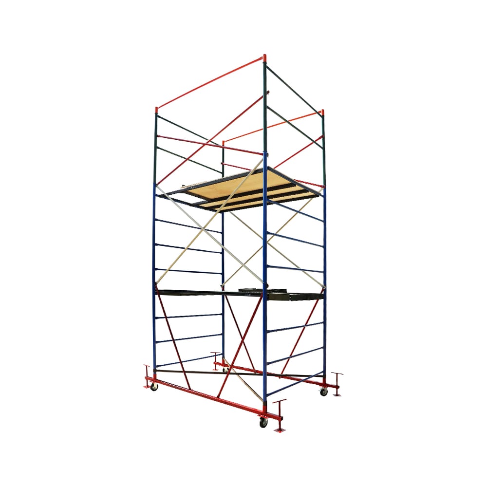 Изображение товара Вышка-Тура УВТ-15 10300 мм с комплектом настилов и колесами 6 секций