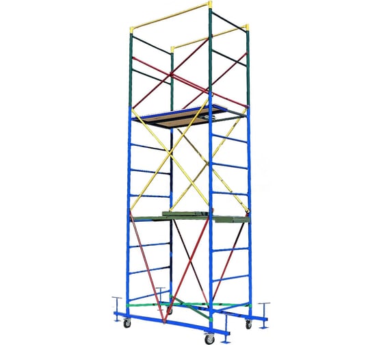 Изображение товара Вышка-Тура ООО "ПК МДН-Пром" УВТ-7.5 7300 мм, 1.5х0.5 м + настил комбинированный 15025