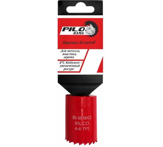 Изображение товара Коронка биметаллическая М42 Cobalt 8% 35 мм Pilorama 570035