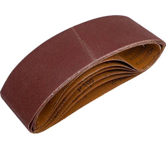 Изображение товара Шлифовальная лента для ЛШМ 533x75, P100, 6 шт ИНТЕРСКОЛ 51175.100