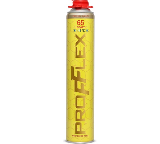 Изображение товара Пена монтажная PROFFLEX PRO 65 л, Лайт, зима 70138