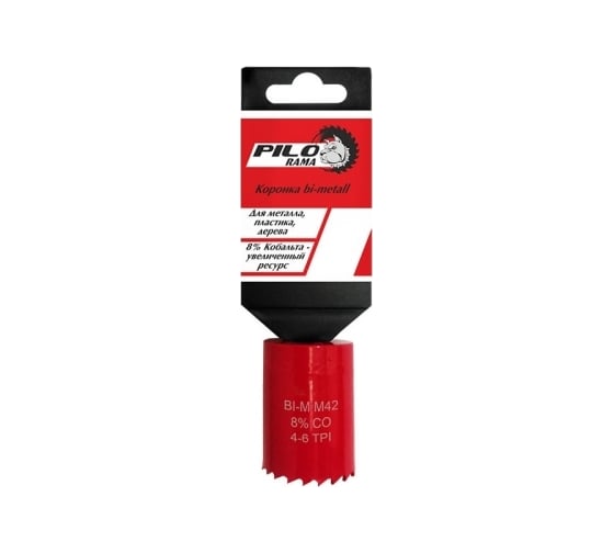 Изображение товара Коронка биметаллическая М42 Cobalt 8% 102 мм Pilorama 570102