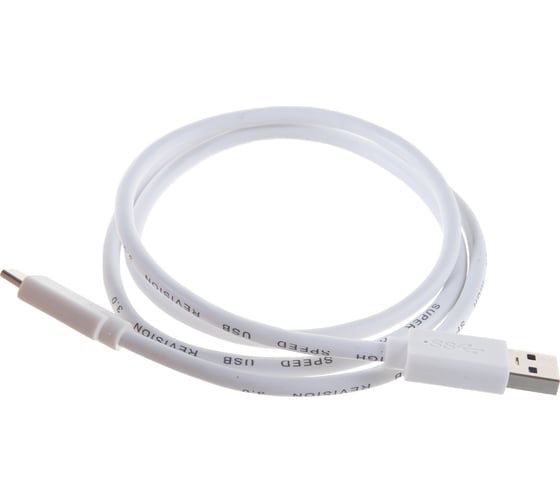 Изображение товара Кабель USB Cablexpert USB 3.0 AM/USB Type-C 1м белый пакет CCP-USB3-AMCM-1M-W