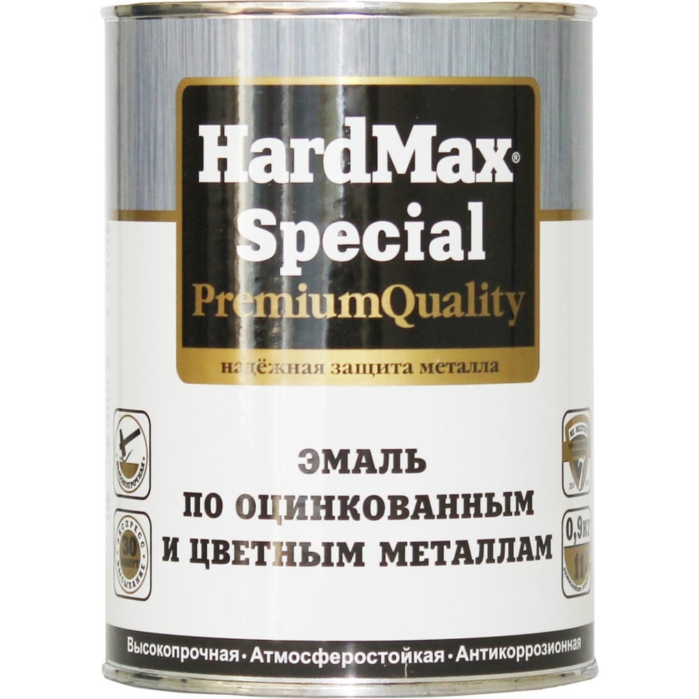 Изображение товара Эмаль HardMax SPECIAL RAL 3020 красная 0.9 кг для металлов