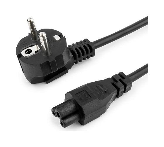 Изображение товара Кабель питания для ноутбуков Cablexpert, 3 м, Schuko- C5, 10 А, пакет, PC-186-ML12-3M