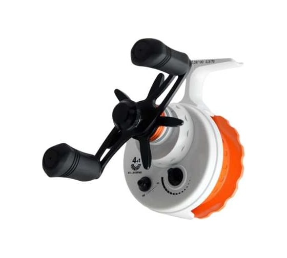 Изображение товара Зимняя инерционная катушка Black Side ICE ZEAL OR/WH (4+1 подш.) BSIZOR60