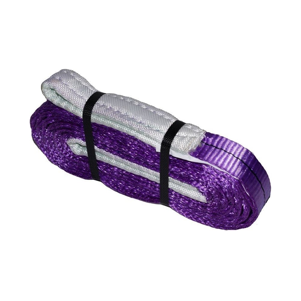 Текстильный петлевой строп ПРОММЕТАЛЛ рюкзак текстильный лягушки с карманом 29х12х40 фиолетовый