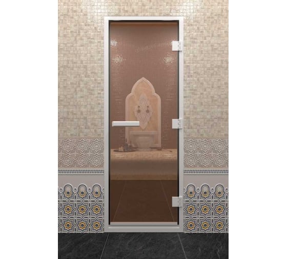 Изображение товара Дверь DoorWood Хамам "Бронза" 190x70 DW00796