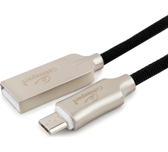 Изображение товара Кабель Cablexpert USB 2.0 AM/microB, длина 0.5м, черный CC-P-mUSB02Bk-0.5M