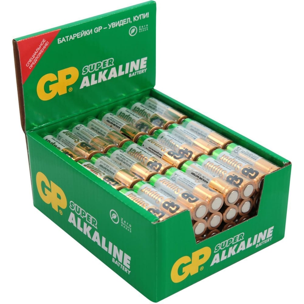 Алкалиновые батарейки GP