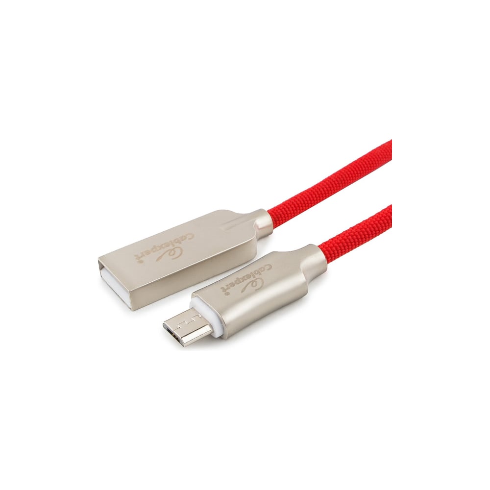 Кабель Cablexpert кабель usb hoco x21 plus silicone для micro usb 2 4 a длина 2 0 м красный
