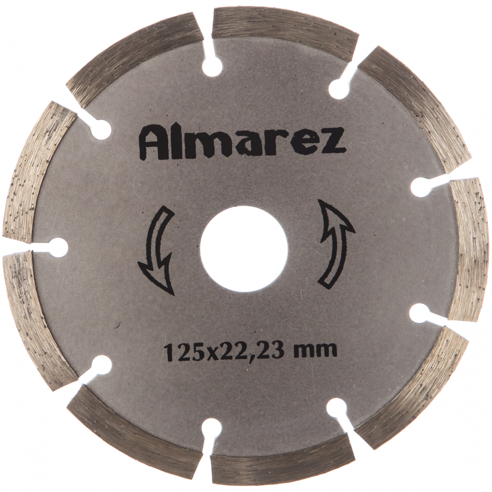 Отрезной алмазный диск по бетону Almarez диск отрезной алмазный по бетону mos 37331м 350х3 2х7х25 4 мм