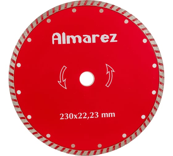 Изображение товара Диск отрезной алмазный Турбо (230х22.23 мм) Almarez 301230