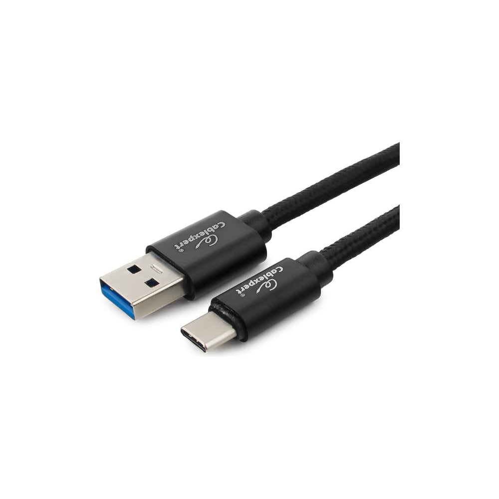 фото Кабель cablexpert usb 3.0 am/type-c, длина 1.8м, черный cc-p-usbc03bk-1.8m