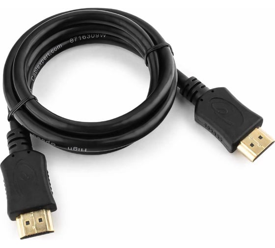 Изображение товара Кабель Cablexpert  серия Light HDMI v2.0, 19M/19M, 1м, позол.разъемы, экран, черный CC-HDMI4L-1M