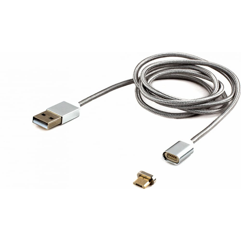 фото Магнитный кабель cablexpert usb 2.0, am/micro, bm, 5p, 1м cc-usb2-ammumm-1m
