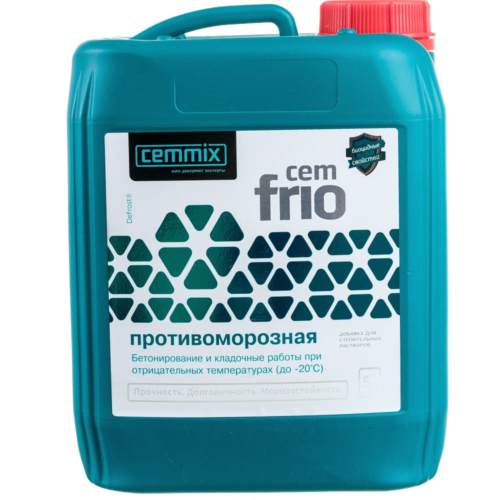 Противоморозная добавка CEMMIX добавка противоморозная cemmix cemfrio 5л