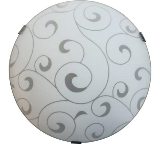 Изображение товара Светильник настенно-потолочный ЭЛЕТЕХ Морокко 250 НПБ 01-60-130 М15 матовый белый/кл.штамп металлик [ИМ] 1005206069