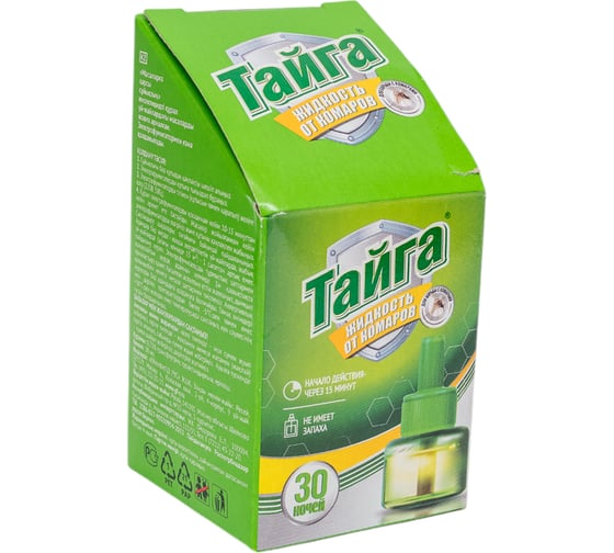 Изображение товара Ликвид жидкостной наполнитель от комаров Тайга 30 ночей НД ИН-110